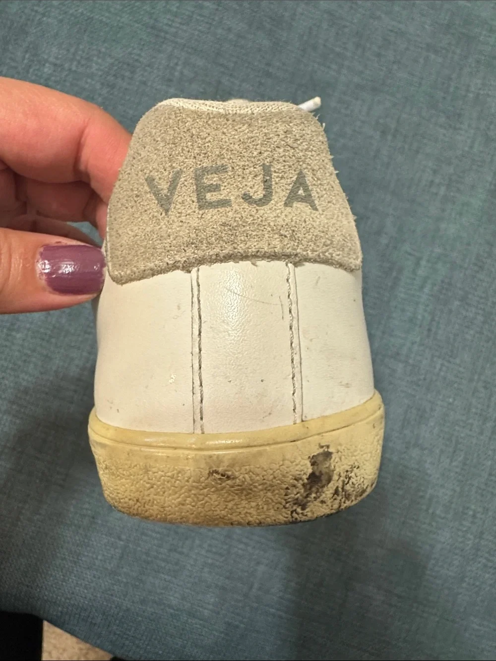 Veja Esplar Low Top Sneaker Women's Size 8 White *One Single Left Shoe*